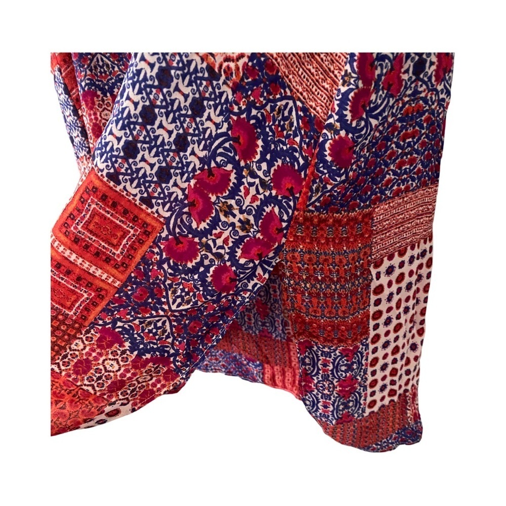 Rose & Olive Patchwork Boho Cottagecore Sleeveles… - image 4